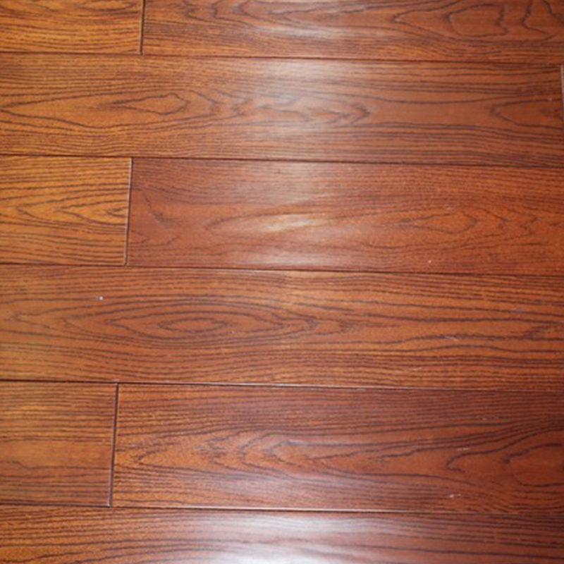 Oka Dark Brown Vintage High Gloss Solid Wood Flooring