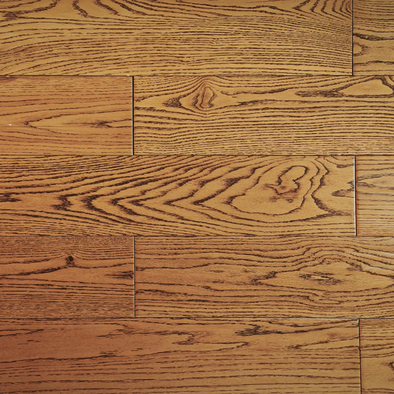 American Red Oka Natural Brown Solid Wood Flooring