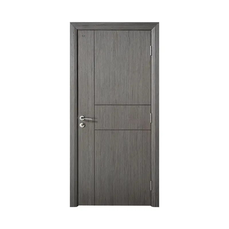 Weathered Slate Straight Grain Engineered Door