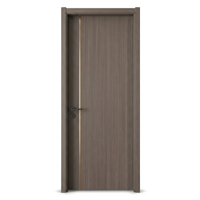 Premium Grey Walnut Solid Wood Door
