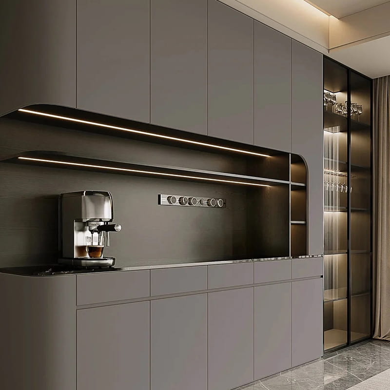 Twilight Italian Bespoke Wood Veneer and Glass Sideboard: A Complete Guide to Custom Luxury Storage
