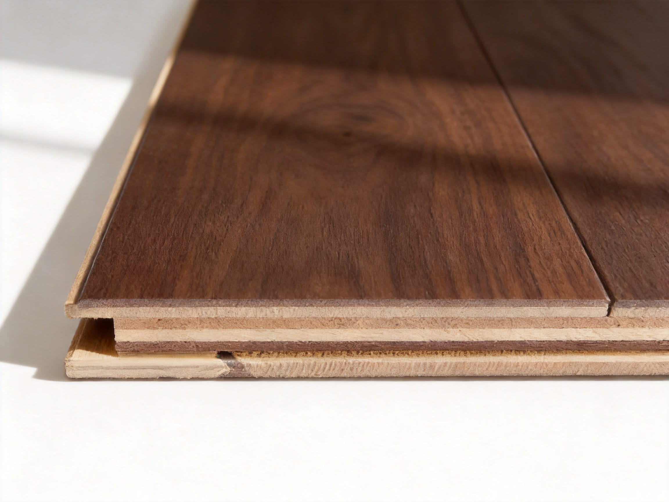 3-Layer Walnut Deep Brown Engineered Wood Flooring for High-End Interiors