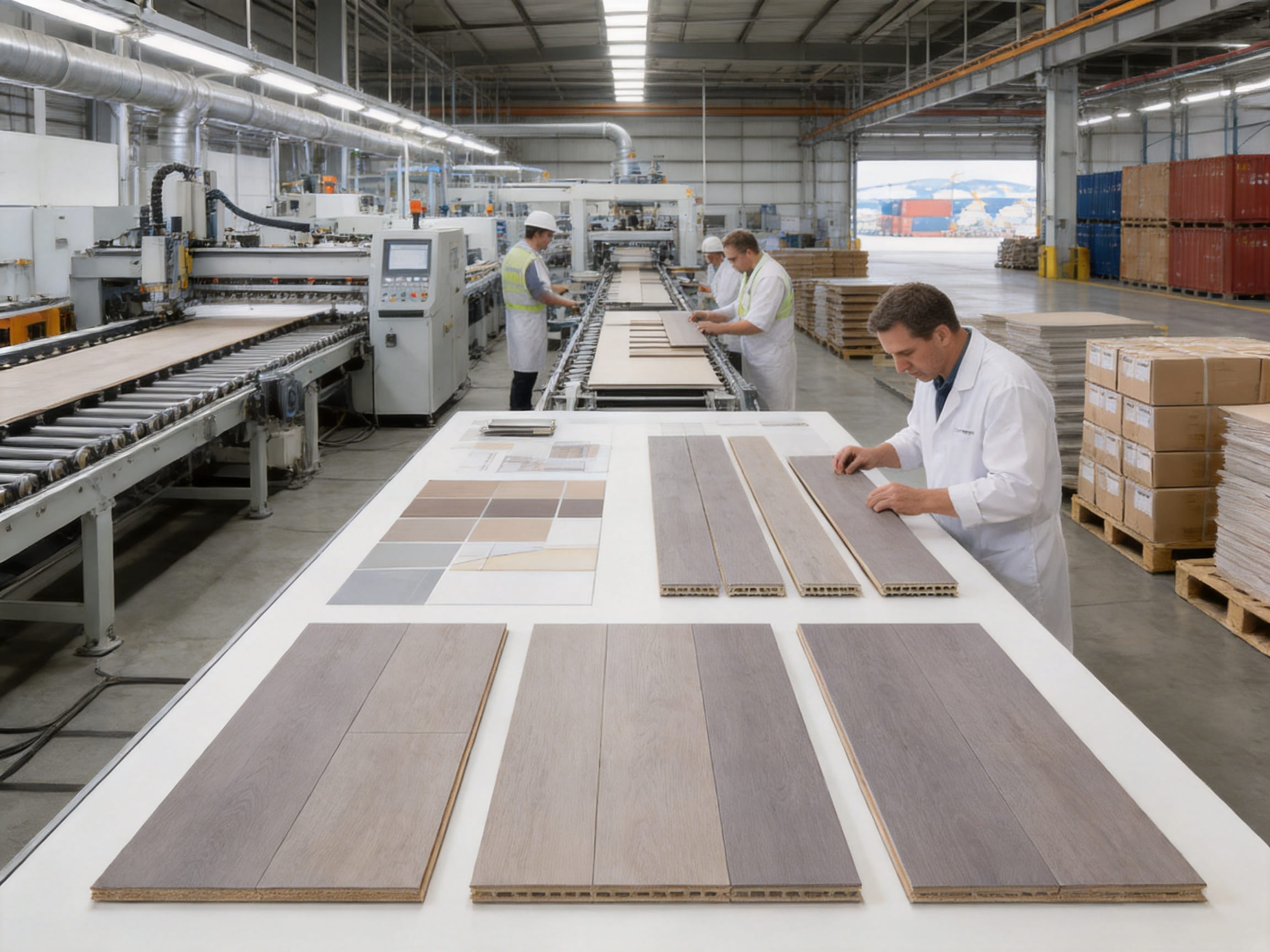 Light Grey Oak Grain AC3 Matte Laminate Flooring for Modern Residential and Commercial Interiors