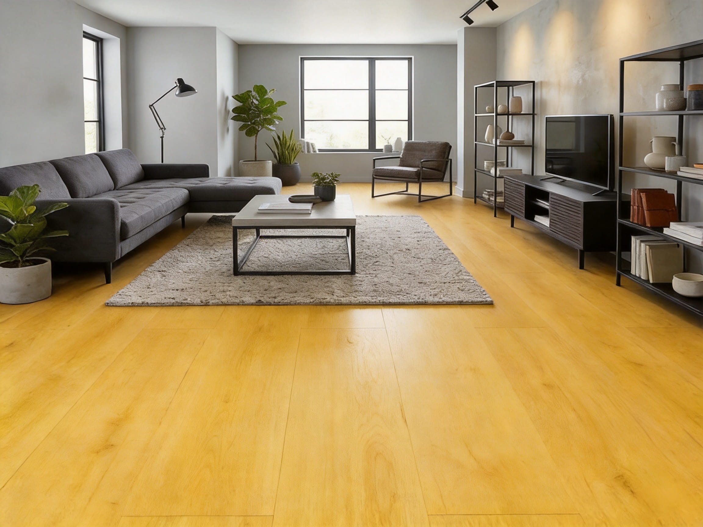 Light Yellow Oak Grain AC3 Waterproof Laminate Flooring: A Practical Solution for Modern Interiors