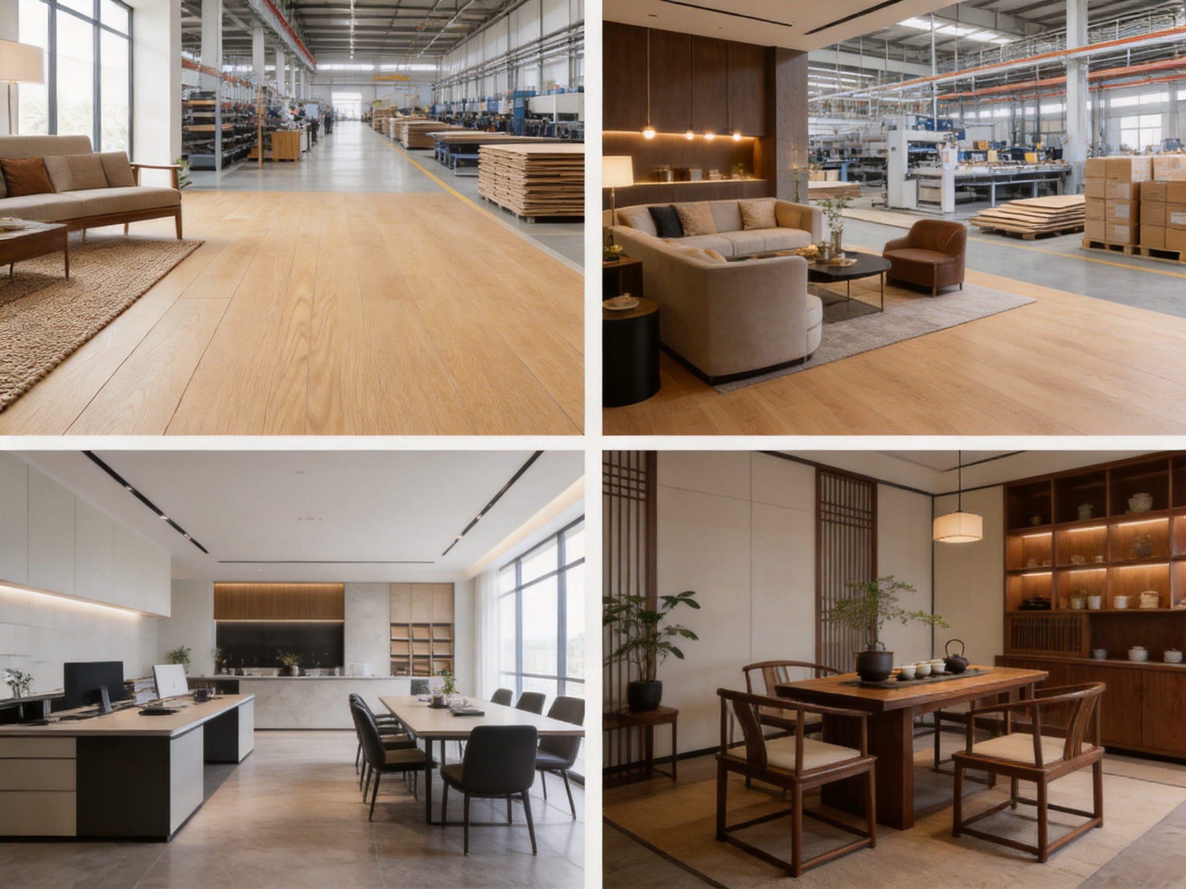3-Layer Oak Light Golden Yellow Hand-Scraped Click Engineered Wood Flooring for Residential and Commercial Interiors