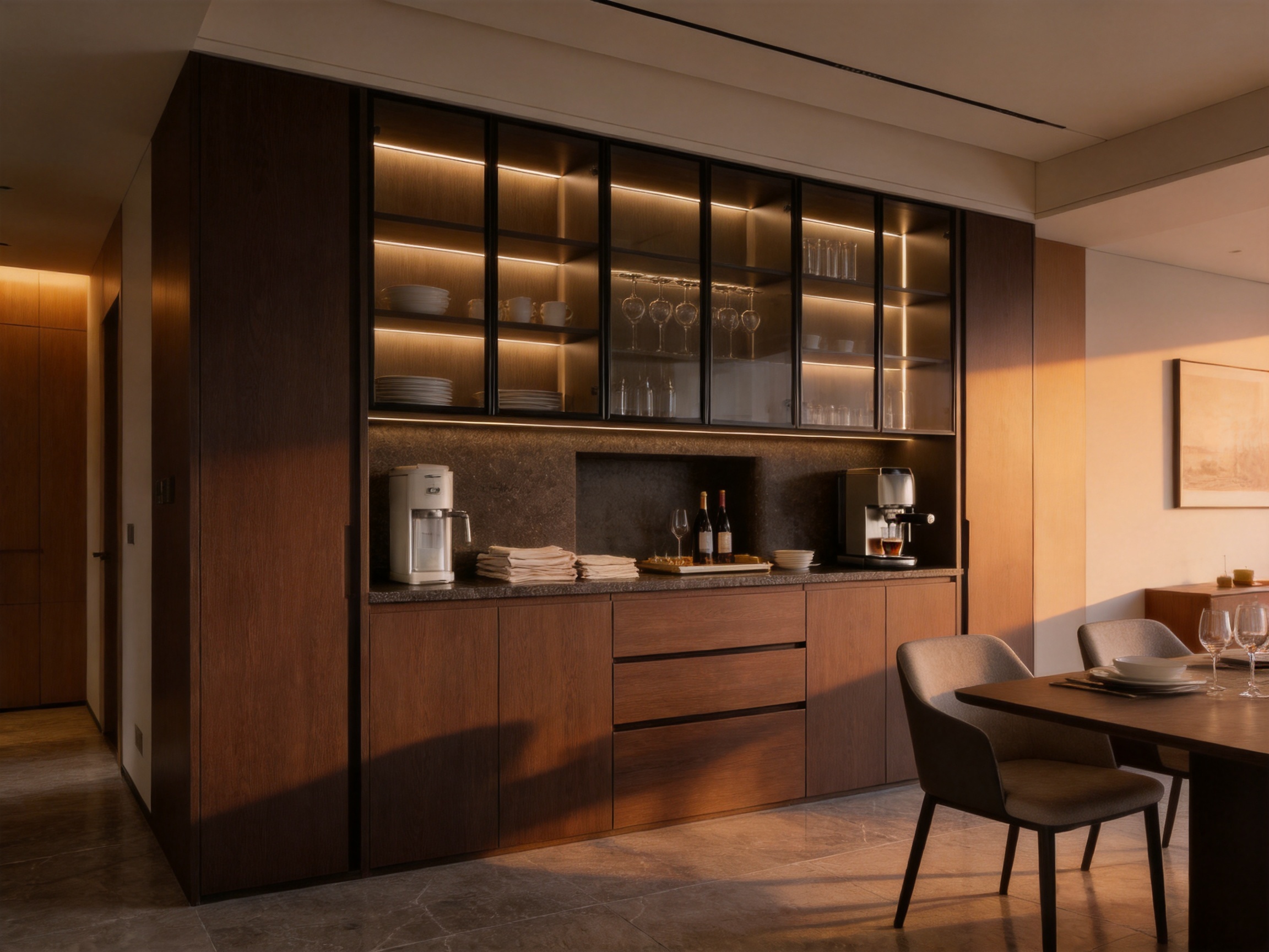 Twilight Italian Bespoke Wood Veneer and Glass Sideboard: A Complete Guide to Custom Luxury Storage