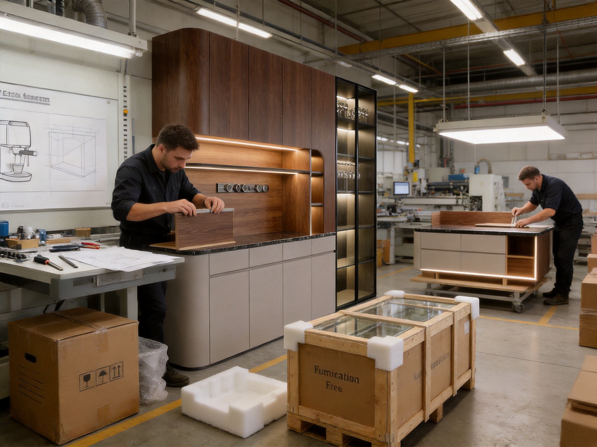 Twilight Italian Bespoke Wood Veneer and Glass Sideboard: A Complete Guide to Custom Luxury Storage