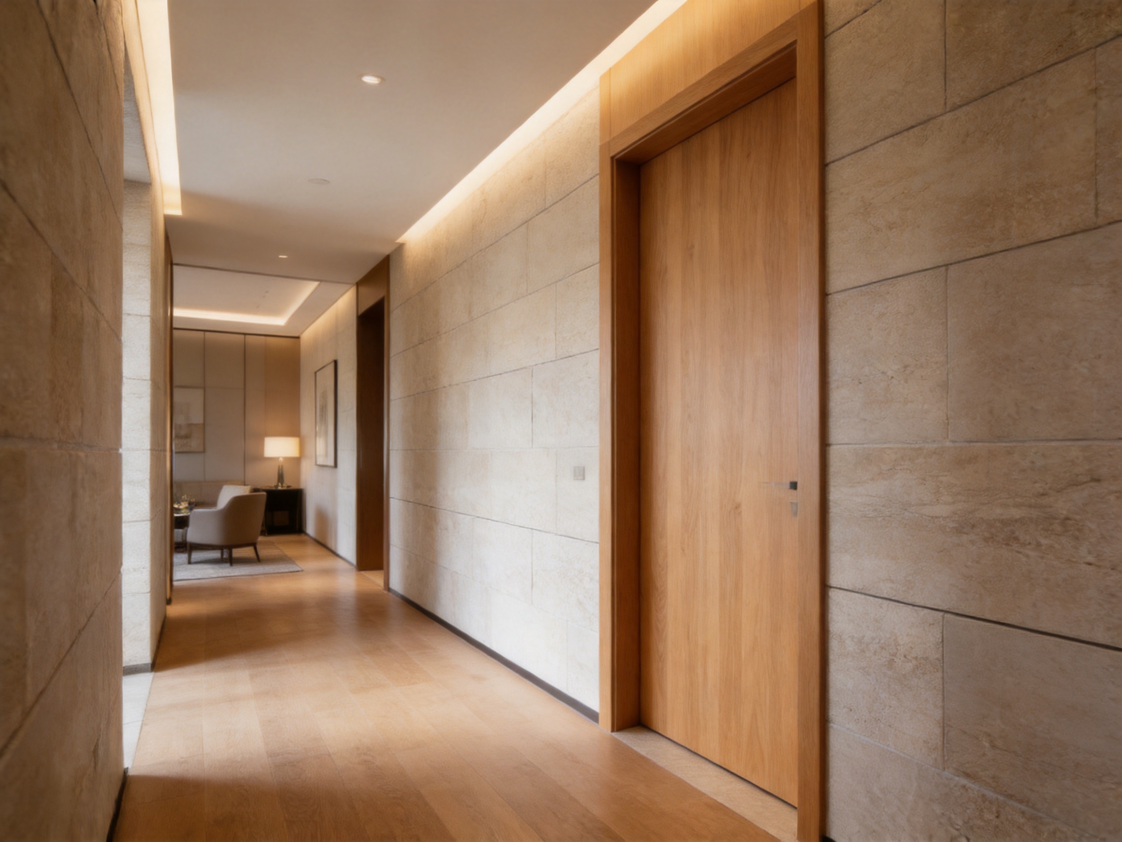 Fire-Rated Acoustic Natural Honey Oak Modern Minimalist Flush Door: A Complete Specification and Project Guide