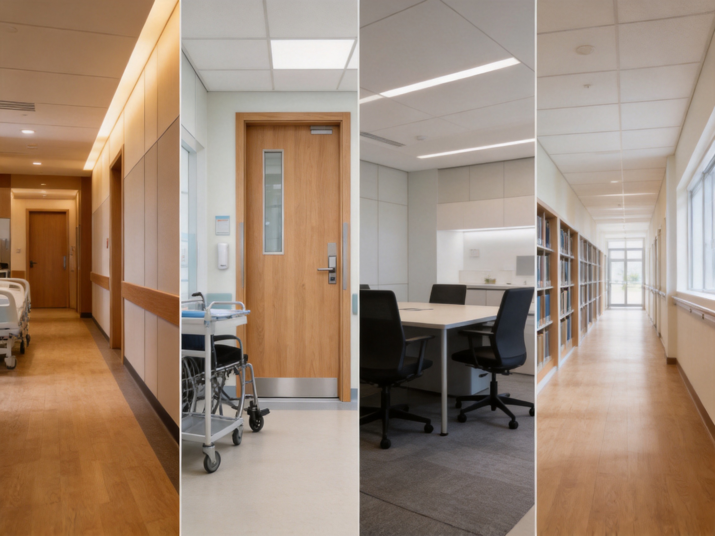 Fire-Rated Acoustic Natural Honey Oak Modern Minimalist Flush Door: A Complete Specification and Project Guide